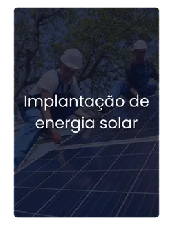 Implantação de energia solar