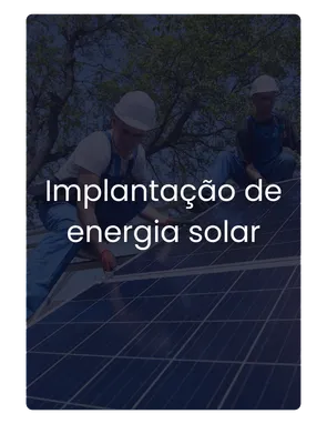 Implantação de energia solar